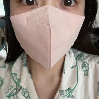 애니가드 셋업메베마스크 (대형 4컬러 + 중형 4컬러) — 5점을 준 리뷰어가 2022년 4월 올린 사용 사진