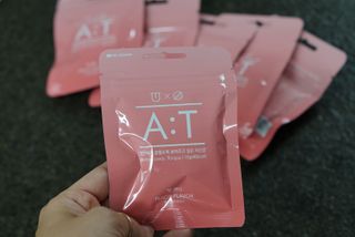입 냄새 완화에 도움을 주는 에티켓 캔디 복숭아맛 앳캔디 — 5점을 준 리뷰어가 2020년 12월 올린 사용 사진