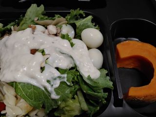 참살이도시락 작심삼일 샐러드도시락 3개 맛보기 새벽배송 또는 택배배송 — 4점을 준 리뷰어가 2021년 7월 올린 사용 사진
