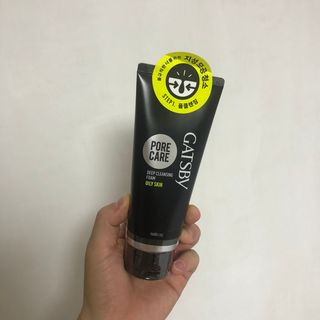 [갸스비] 지성 남성을 위한 포어케어 클렌징폼 — 5점을 준 리뷰어가 2021년 10월 올린 사용 사진
