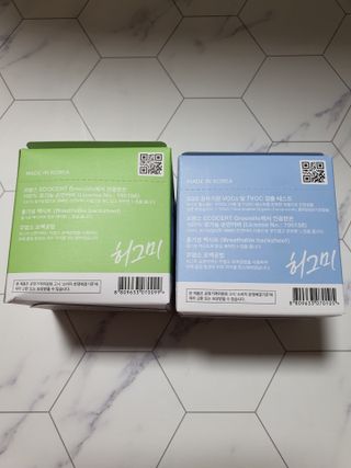 허그미 유기농 순면커버 팬티라이너 + 울트라라이너 — 5점을 준 리뷰어가 2021년 8월 올린 사용 사진