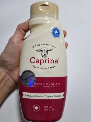 (구패키지)카프리나 프레쉬 산양밀크 어메이징 바디워시 500ml(오리지널향) — 5점을 준 리뷰어가 2023년 2월 올린 사용 사진