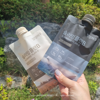 일일하우 슬리밍 플랜B 고소한 귀리맛, 진한 카카오맛 (체중조절식) — 5점을 준 리뷰어가 2023년 5월 올린 사용 사진