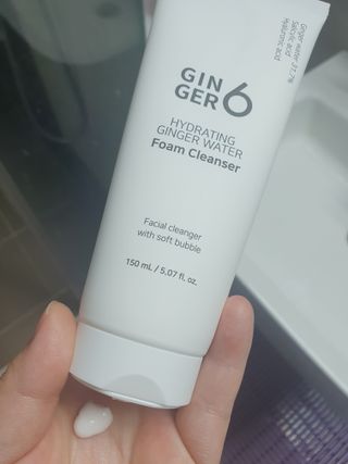 GINGER6 하이드레이팅 진저 워터 폼클렌징 — 5점을 준 리뷰어가 2021년 10월 올린 사용 사진