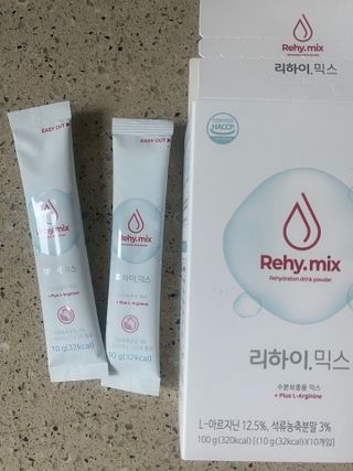 리하이.믹스 수분보충용믹스 리하이.믹스 (Rehy.mix) — 5점을 준 리뷰어가 2022년 6월 올린 사용 사진