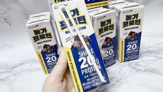 바디랩 프로틴음료 단백질쉐이크 메가프로틴 — 4점을 준 리뷰어가 2022년 4월 올린 사용 사진