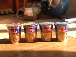 NISSIN 닛신 컵누들  4종 - 씨푸드오리지날, 씨푸드 스파이시, 씨푸드 커리, 씨푸드 XO소스 — 4.5점을 준 리뷰어가 2021년 11월 올린 사용 사진