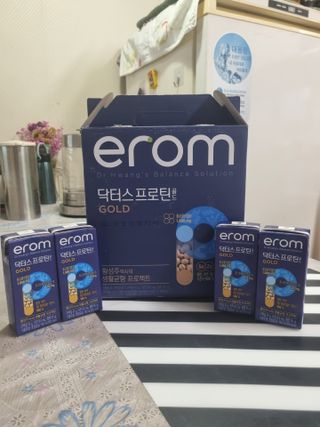 이롬 erom 닥터스 프로틴 골드 — 4점을 준 리뷰어가 2021년 4월 올린 사용 사진