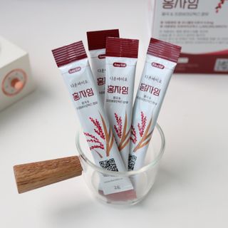 하루 1포로 콜레스테롤, 유산균, 고역가 소화효소까지 한번에 섭취! 다온바이오 홍자임 1개월분(30포) — 5점을 준 리뷰어가 2022년 11월 올린 사용 사진