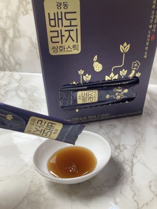 광동생활건강 나우 [광동] 배도라지 쌍화스틱 10mL x 100포 — 5점을 준 리뷰어가 2023년 11월 올린 사용 사진