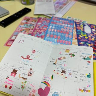 리훈 2023년 이야기다이어리 숏 날짜형 — 5점을 준 리뷰어가 2022년 12월 올린 사용 사진