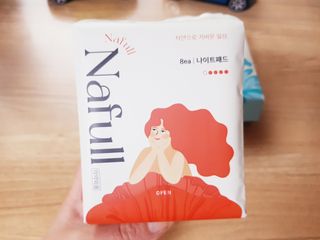 특허 받은 친환경 프리미엄 초슬림 생리대 나풀나풀 실속세트 — 5점을 준 리뷰어가 2023년 5월 올린 사용 사진