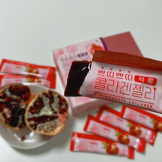 헬스업_쁘띠쁘띠석류콜라겐젤리_20g x 14포 — 5점을 준 리뷰어가 2021년 2월 올린 사용 사진