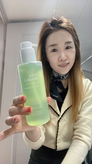 아이토리 시카 앰플 더블 클렌저 — 5점을 준 리뷰어가 2023년 2월 올린 사용 사진