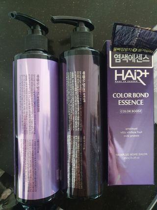 헤어플러스 컬러본드 샴푸300+트리트먼트300+에센스95 — 4점을 준 리뷰어가 2021년 3월 올린 사용 사진