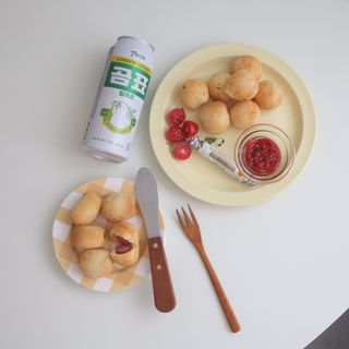 Dog&Ball 독앤볼 [Dog&Ball] 미니찹쌀볼도그 찹쌀치즈볼 — 5점을 준 리뷰어가 2021년 8월 올린 사용 사진