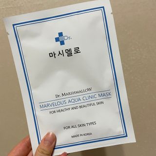 닥터마시멜로 닥터마스멜로 마블러스 아쿠아 클리닉 마스크 — 4점을 준 리뷰어가 2021년 3월 올린 사용 사진