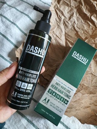 다슈코리아 다슈 데일리 안티 헤어로스 허브 헤어토닉 150ml — 5점을 준 리뷰어가 2021년 2월 올린 사용 사진