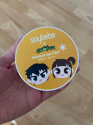 소이베베X신비아파트 모이스쳐 선팩트 SPF50+ PA+++ — 5점을 준 리뷰어가 2023년 4월 올린 사용 사진