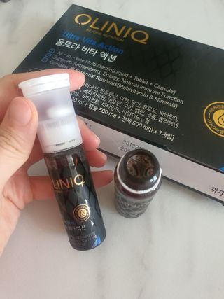 올리닉 울트라비타액션 — 5점을 준 리뷰어가 2021년 11월 올린 사용 사진