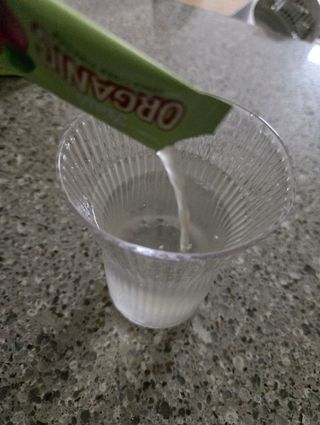 올바이오 [쿠팡 구매] 유기농 애플사이다비니거 애사비 스틱 15p, 300g, 1개 — 5점을 준 리뷰어가 2025년 1월 올린 사용 사진