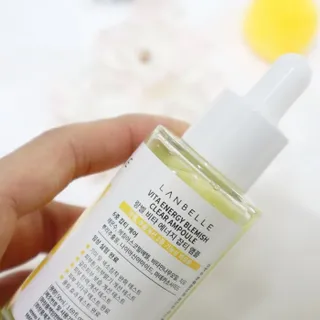 랑벨 비타 에너지 잡티 앰플 50ml 고농축 비타민, 저자극, 수분 촉촉, 미백 앰플 — 5점을 준 리뷰어가 2022년 3월 올린 사용 사진