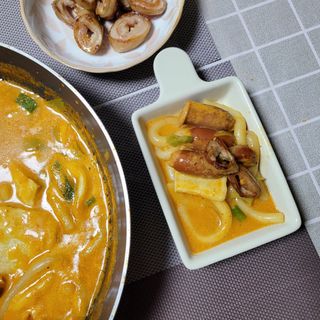 [앤더미트]더 불맛 직화 막창 매콤 떡볶이 1팩 (640g) — 5점을 준 리뷰어가 2022년 5월 올린 사용 사진