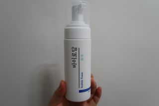 [바이로담] 저자극 약산성버블 폼 폼클렌징 150ml — 5점을 준 리뷰어가 2021년 4월 올린 사용 사진