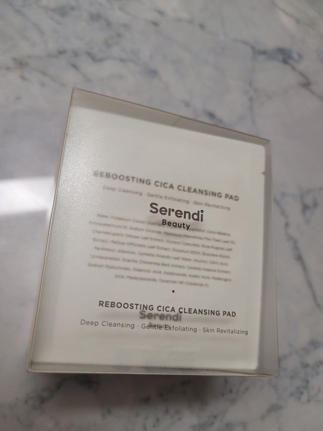 리부스팅 시카 클렌징 패드 리뷰 사진