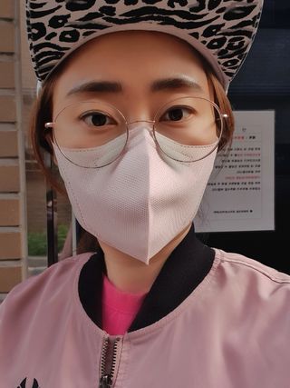 끌린에르 스포츠 귀편한 새부리형 마스크 (뉴컬러포함) — 5점을 준 리뷰어가 2022년 5월 올린 사용 사진