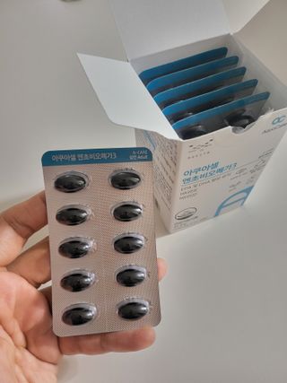 메디포스트 모비타 아쿠아셀 엔초비오메가3 60캡슐 — 3점을 준 리뷰어가 2023년 1월 올린 사용 사진
