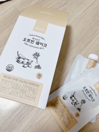 헤이빈즈 식사대용 식물성단백질 다이어트쉐이크 파우치 5일분 — 4.5점을 준 리뷰어가 2023년 3월 올린 사용 사진