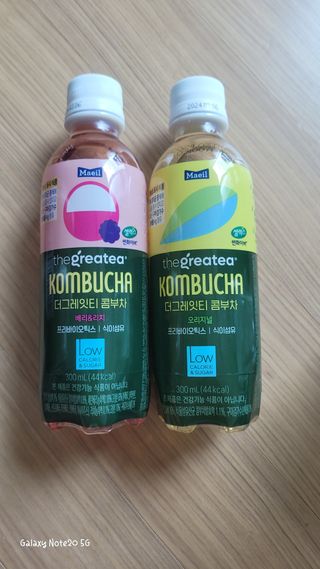 더그레잇티 콤부차 [매일유업] 더그레잇티 44kcal 콤부차 300ml *12개입 (오리지널 6개+베리리치 6개) — 2점을 준 리뷰어가 2023년 7월 올린 사용 사진