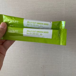 아므_이너뷰티 아므 젤리 컷 그린 씨드 10개입 — 5점을 준 리뷰어가 2021년 3월 올린 사용 사진