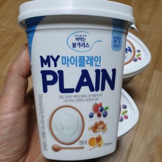 떠먹는불가리스 마이플레인 요거트 435g 6개입 — 5점을 준 리뷰어가 2021년 3월 올린 사용 사진