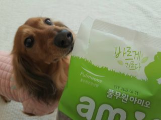 [풀무원아미오] 건강담은식단 1kg 3종 — 5점을 준 리뷰어가 2021년 2월 올린 사용 사진