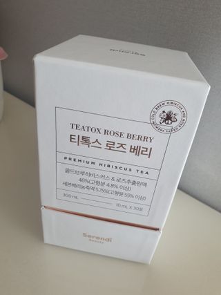 세렌디뷰티_이너뷰티 티톡스 로즈 베리 — 5점을 준 리뷰어가 2021년 5월 올린 사용 사진