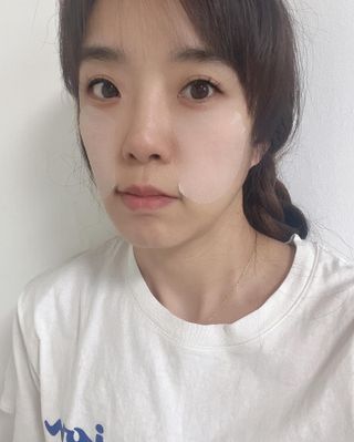 리더스코스메틱 리더스 카밍 바이오틱스 퀵 수딩 패드 — 5점을 준 리뷰어가 2022년 5월 올린 사용 사진