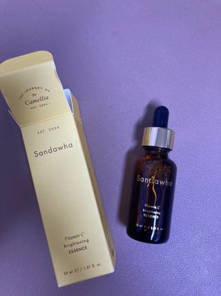 스킨큐어 산다화 비타민c 화이트닝 에센스 30ml — 5점을 준 리뷰어가 2023년 7월 올린 사용 사진