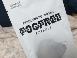 포그프리 김서림방지 마스크 KF94 10매 — 5점을 준 리뷰어가 2022년 1월 올린 사용 사진