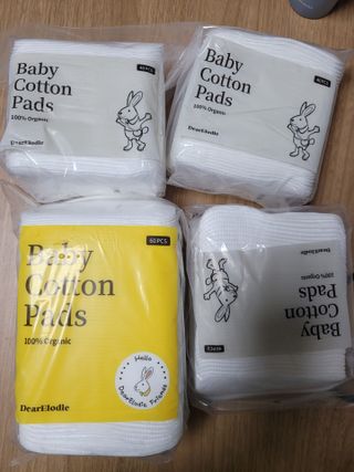 디어엘로디 프리미엄 유기농 유아 솜티슈 40매 3Pack +60매 1Pack 혼합형 — 5점을 준 리뷰어가 2021년 4월 올린 사용 사진