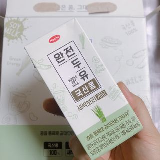 완전두유 국산콩 저당 3종 — 5점을 준 리뷰어가 2022년 10월 올린 사용 사진