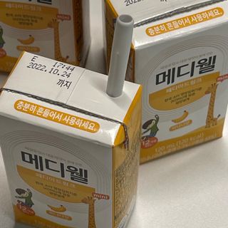 메디웰 페디아드링크 미니 바나나맛 — 5점을 준 리뷰어가 2022년 8월 올린 사용 사진