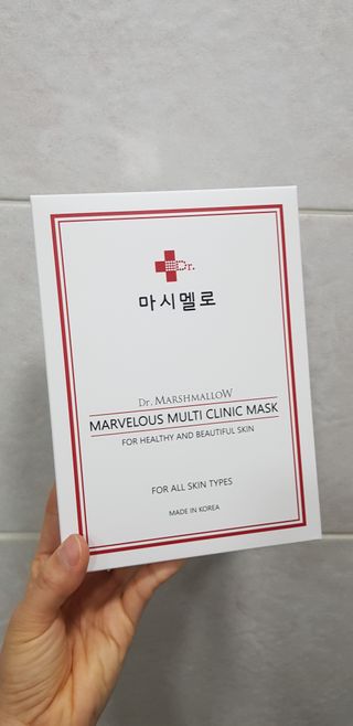 닥터마시멜로 마블러스 멀티 클리닉 마스크 — 4.5점을 준 리뷰어가 2021년 2월 올린 사용 사진