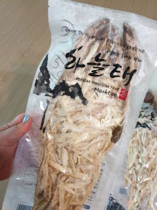 [오늘바스켓] 용대리 손질하늘태 130g — 5점을 준 리뷰어가 2021년 6월 올린 사용 사진