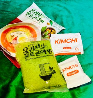 클린24시간 올리브발효곤약면 시원김치면 1세트-(3봉) — 3.5점을 준 리뷰어가 2023년 12월 올린 사용 사진