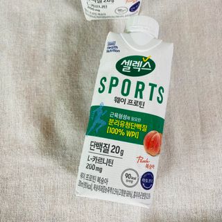 셀렉스스포츠 셀렉스 스포츠 웨이 프로틴 복숭아_ 330ml x 12팩 — 5점을 준 리뷰어가 2021년 8월 올린 사용 사진