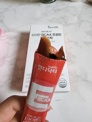 인디닥터 면역 생생 핑크 이뮨 젤리 + 타이탄 BCAA 프로틴 젤리스틱 — 5점을 준 리뷰어가 2022년 5월 올린 사용 사진