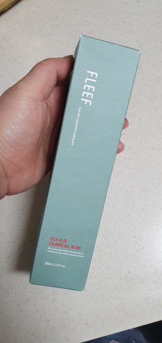 플리프 시카-알로에 카밍 올인원 200ml — 5점을 준 리뷰어가 2021년 1월 올린 사용 사진