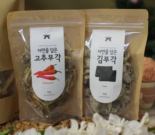 자연을담은모듬부각 — 5점을 준 리뷰어가 2022년 1월 올린 사용 사진